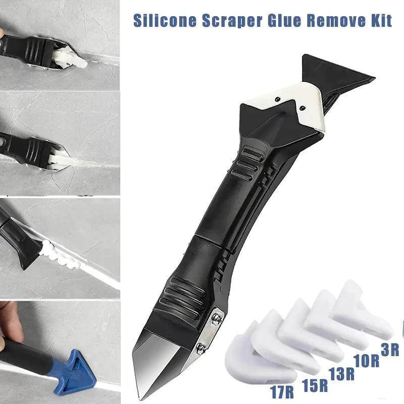 Metal Head Multi-Function Scraper for Grout Removal