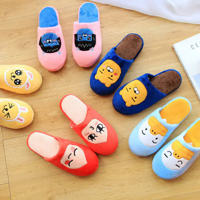 Cartoon Indoor Slippers, Non-Slip for All Seasons