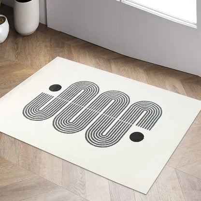 Fashion Area Rug, Thick Non-Slip Door Mat for Home