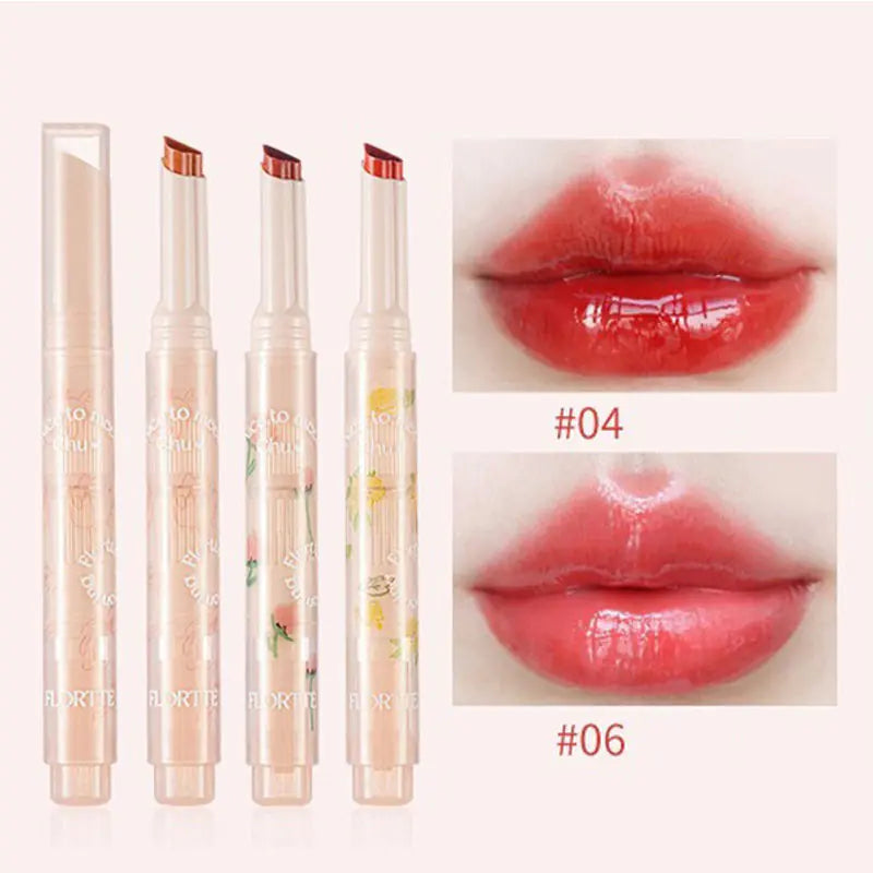 FLORTTE First Kiss Love Stick Lipstick Pen with Mirror