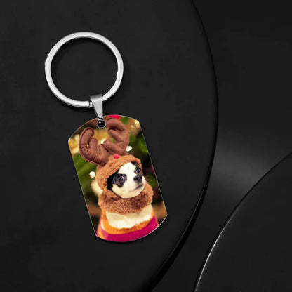Personalized Custom Photo Keychain