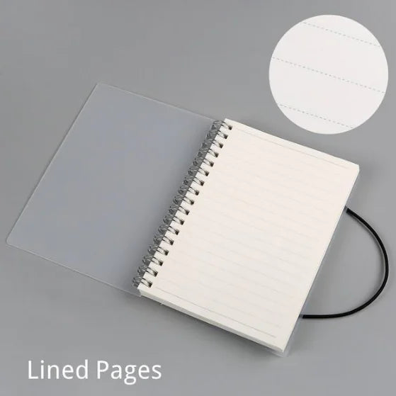 Transparent Frosted Notebook - Coil Bound Student Supplies