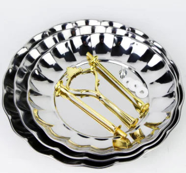 Stainless Steel Fruit and Candy Serving Tray for Home