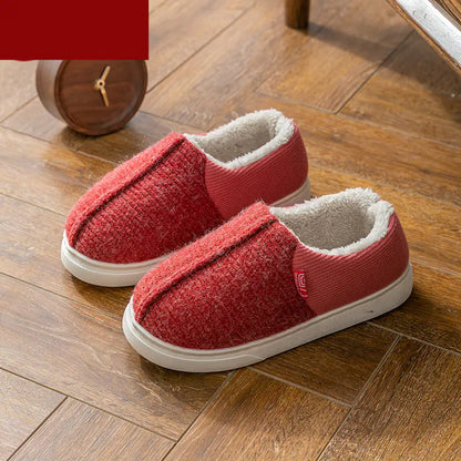 Women's Anti-Slip Cotton Slippers for Home Use