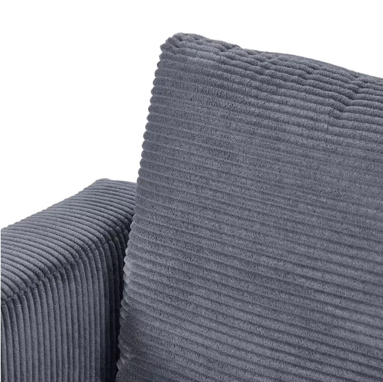 Grey Linen Modern Sofa