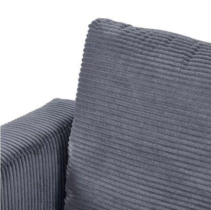 Grey Linen Modern Sofa