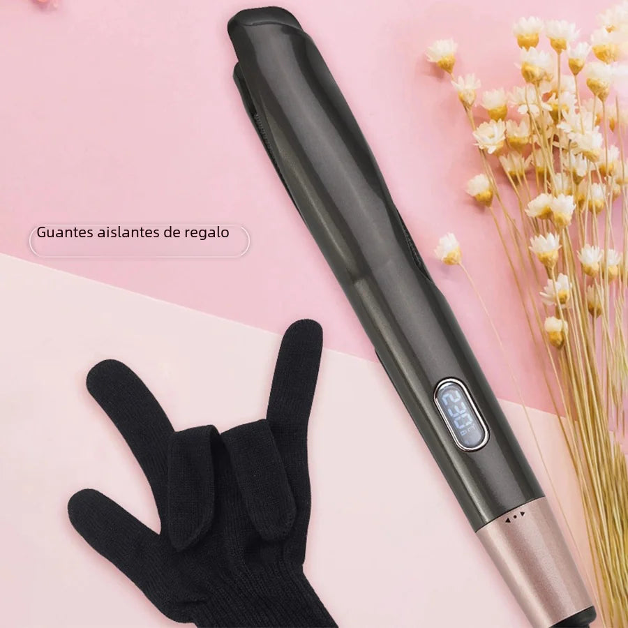 Spiral Hair Curler with Automatic Temperature Control