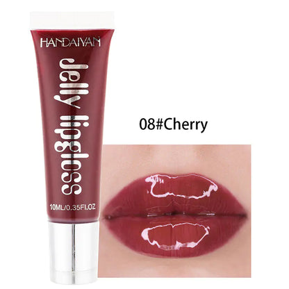 Candy Color Jelly Lip Gloss with Mirror Finish
