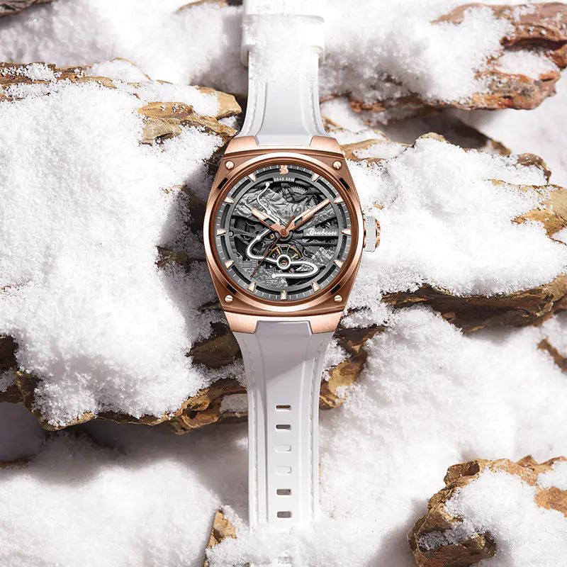 Stylish Swiss Men's Tourbillon Mechanical Watch