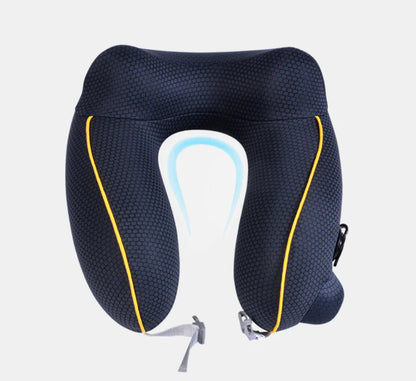 Inflatable U-Shaped Neck Travel Pillow