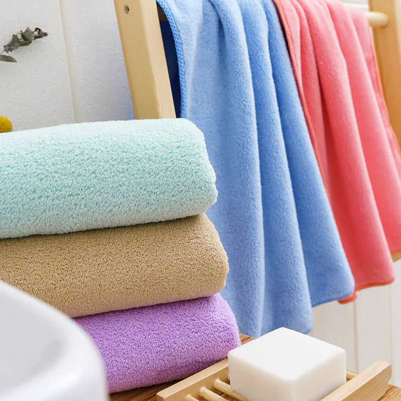 Coral Fleece Soft Large Towel 35*75cm for Face