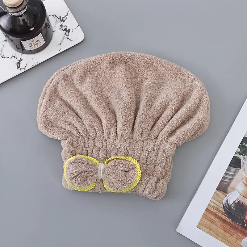 Microfiber Quick-Dry Hair Turban for Women (1pc)