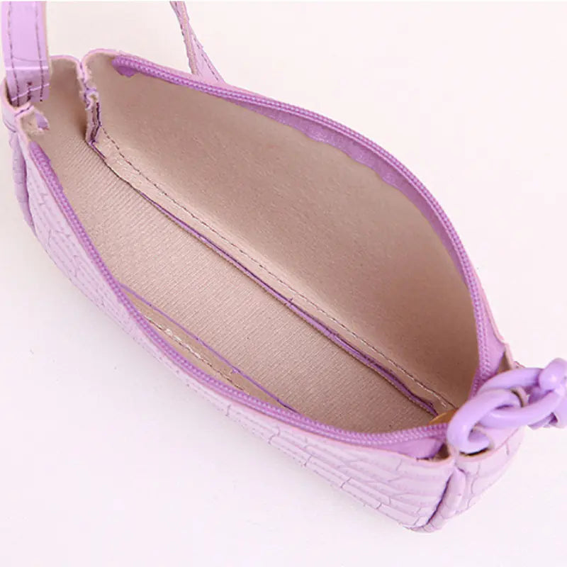 Crocodile Design Women's Shoulder Handbag and Bag