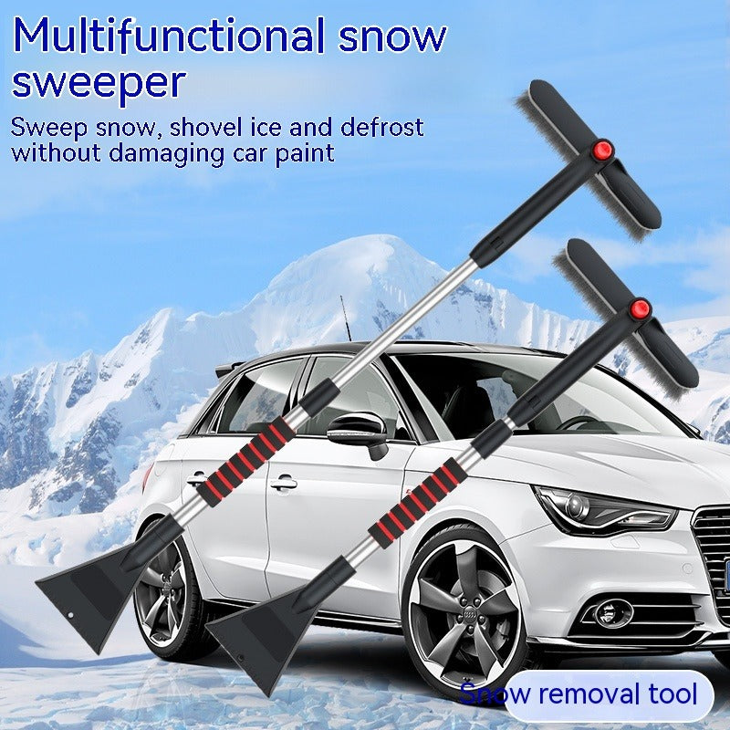Extendable Car Ice Scraper & Snow Brush