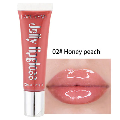 Candy Color Jelly Lip Gloss with Mirror Finish