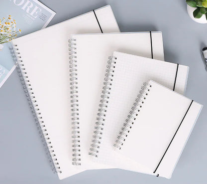 Transparent Frosted Notebook - Coil Bound Student Supplies
