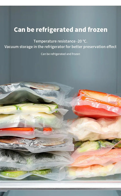 Vacuum Food Storage Bag Set with Electric Pump