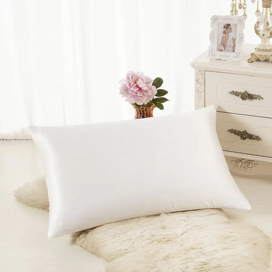 Satin Solid Color Ice Silk Single Pillowcase