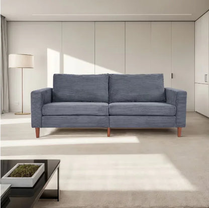 Grey Linen Modern Sofa