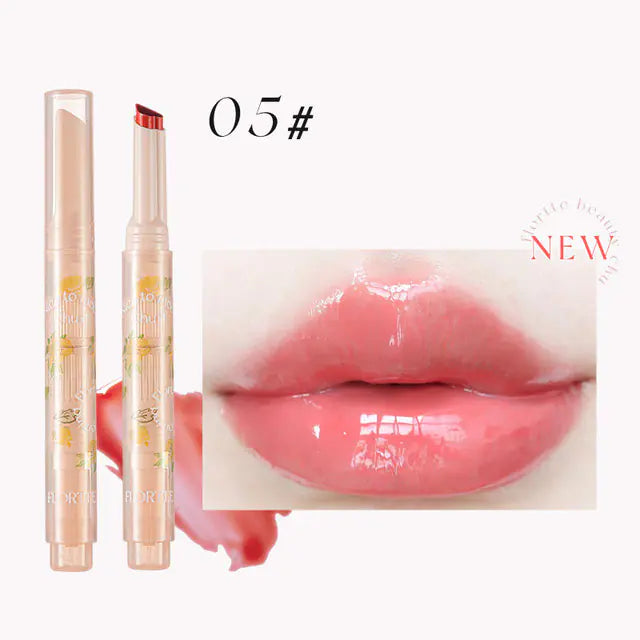FLORTTE First Kiss Love Stick Lipstick Pen with Mirror